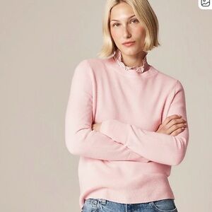 J. Crew Light Pink Women's Crew Neck Sweater